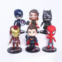 The Avengers, plastic heroes, set, doll, 6 pieces