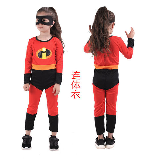Girls Incredibles cosplay Anime Movie Jumpsuit Holiday Party Stage Costume
