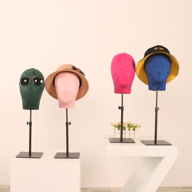 Soporte para peluca de maniquí, accesorios de estilismo para tiendas de ropa, soporte para cabeza de maniquí, expositor de sombreros para joyería, soporte para sombreros.