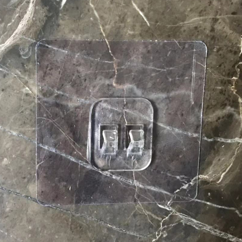 Nuevo gancho de acero inoxidable creativo sin fisuras azulejo pared puerta de la cocina trasera gancho de acero inoxidable baño gancho de la sala de estar