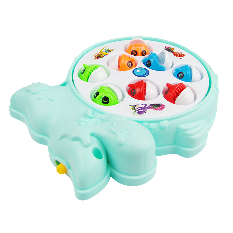 Juego de Pesca Giratorio Eléctrico de Plástico con Música para Niños image 3
