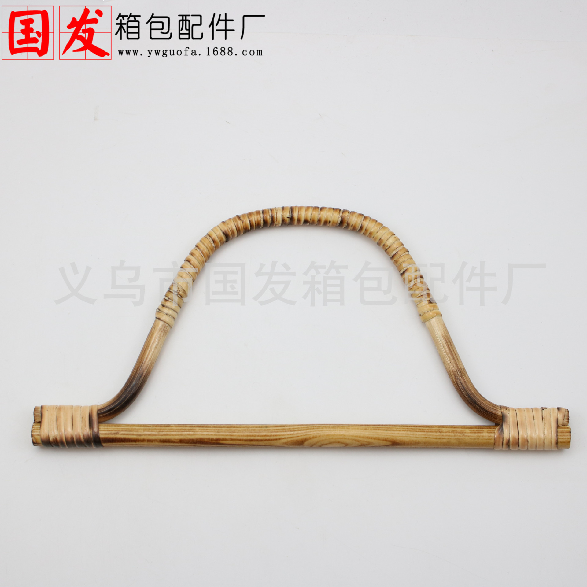 Mango en forma de 18CMD Mango de madera de 28CM Mango de bambú Mango de bolso de mano