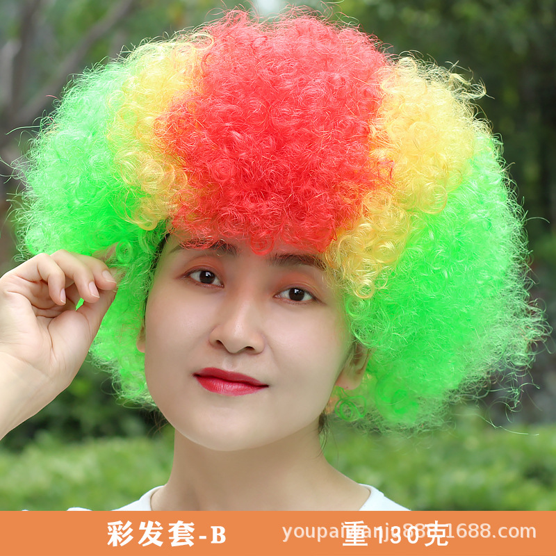 Красочный стиль волос-B