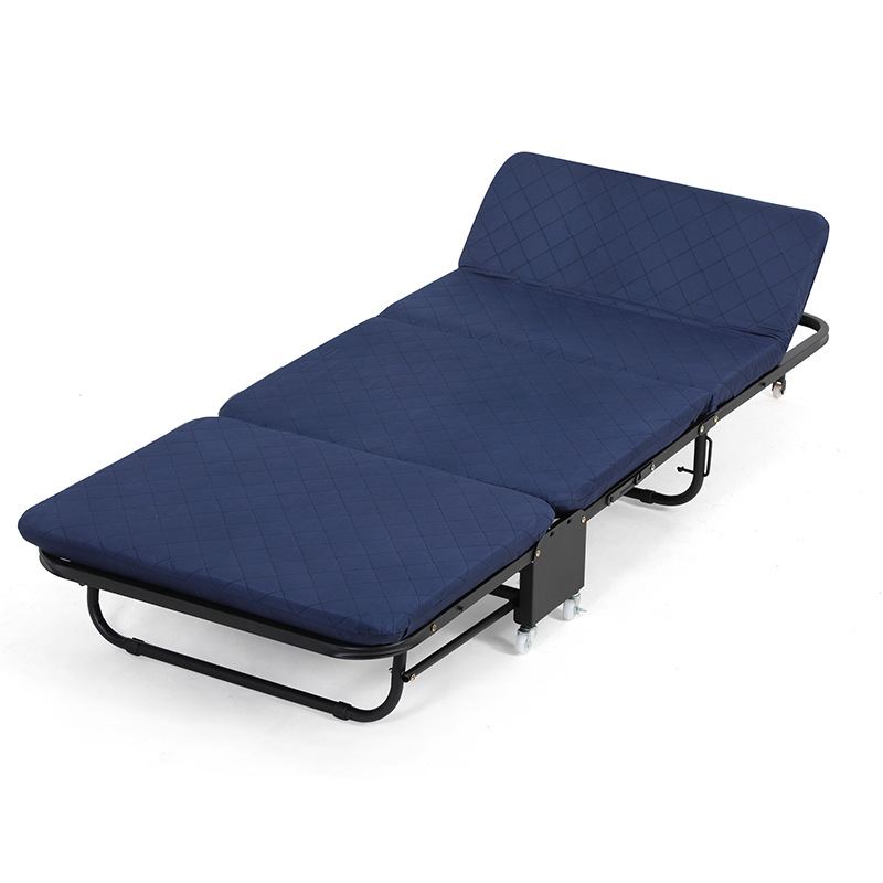 Fábrica al por mayor de la Oficina cama plegable cama individual cama doble hogar almuerzo descanso cama de madera cama militar tres cama plegable