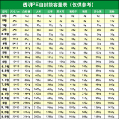 16 20 30絲自封袋透明防塵衣服被子家用收納密封袋加厚塑料包裝袋