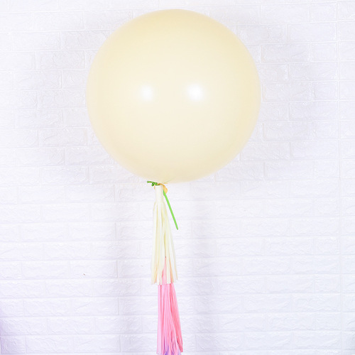 Ins style 36-inch oversized macaron color latex balloon birthday party wedding decoration thick balloon