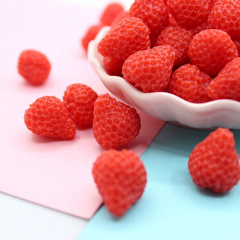 Three dimensional strawberry with accessories, fridge magnet, earrings, accessory, DIY, D2