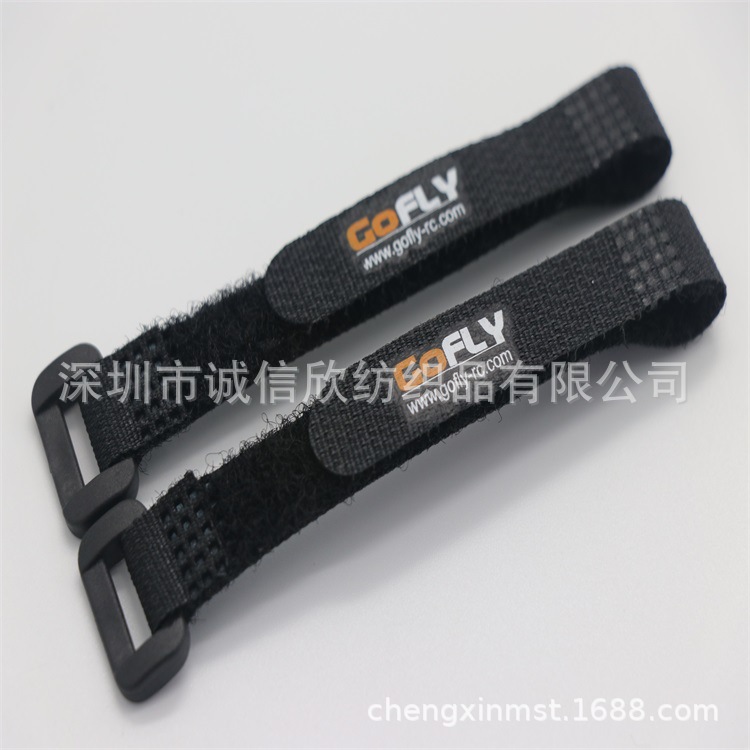 电池模型绑带 飞机模型扎带 带扣电压理线带 10*100MM印刷扎带