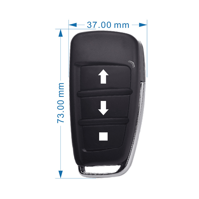 金属3键无线遥控器 315无线射频发射手柄 1527学习型433遥控器