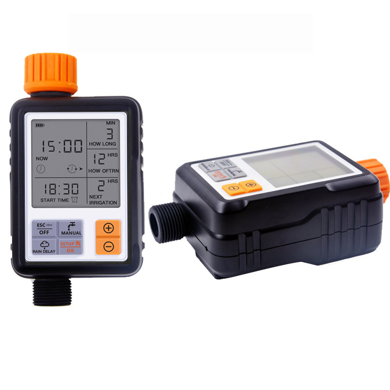 Automatic Watering Timer, Smart Watering Device with Large Screen, Automatic Flower Watering Timer, Micro-Spray for Potted Plants, Lazy Watering Gadget