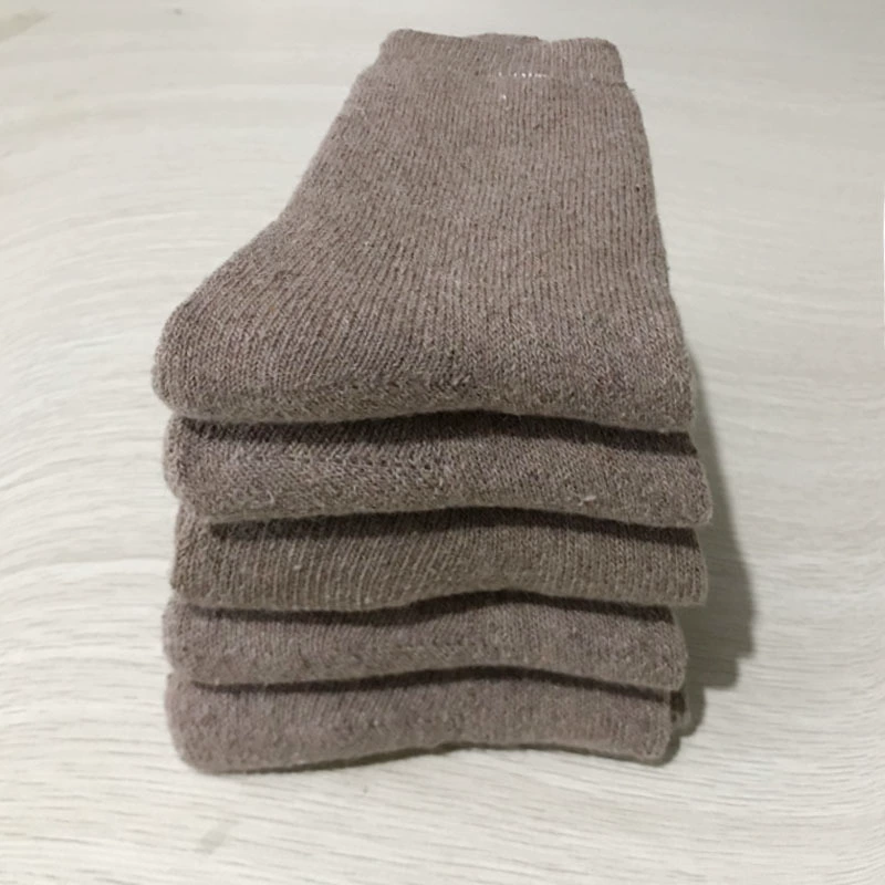 Mid‑calf rabbit‑wool socks, Harajuku retro style, thick terry lining, warm, multiple colors