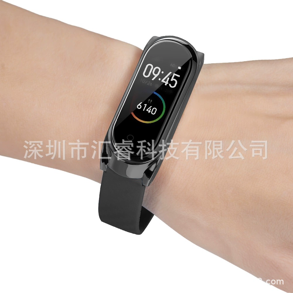 Совместимо с браслетом Xiaomi 4/3 GM - текстура карбонового волокна замена ремешка