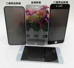 適用iPhone 15全屏13防窺8P蘋果XS 12promaX二強XR鋼化膜11批發14