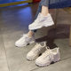 Spring 2023 New Korean-style Torre Shoes Female Student All-match Sneakers Women's Casual Thick-soled Heightened Shoes 1A02