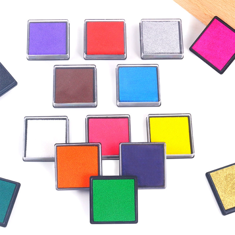 Детская Подушечка для печати пальцев DIY граффити милый резиновый штамп стол для печати ручной счет 4*4 подушечка оптом