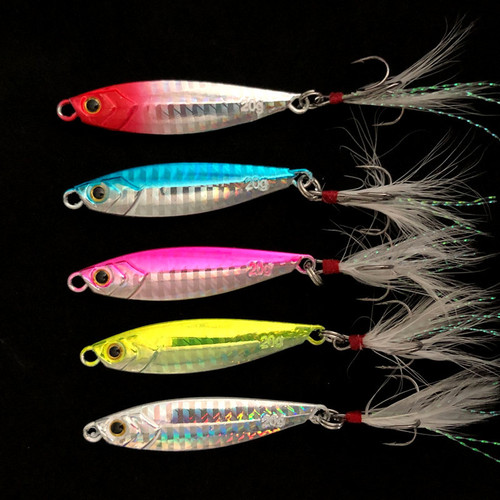 Foreign trade Ma brand shore slow rolling blade lure fishing hook fishing gear lure iron plate metal lure lead lure
