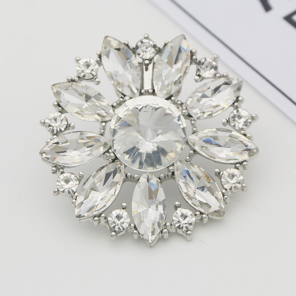 Cruzar la frontera decoración del dedo del pie de cristal de girasol zapato hebilla desmontable flor zapatos de la boda decoraciones accesorios de tacones altos