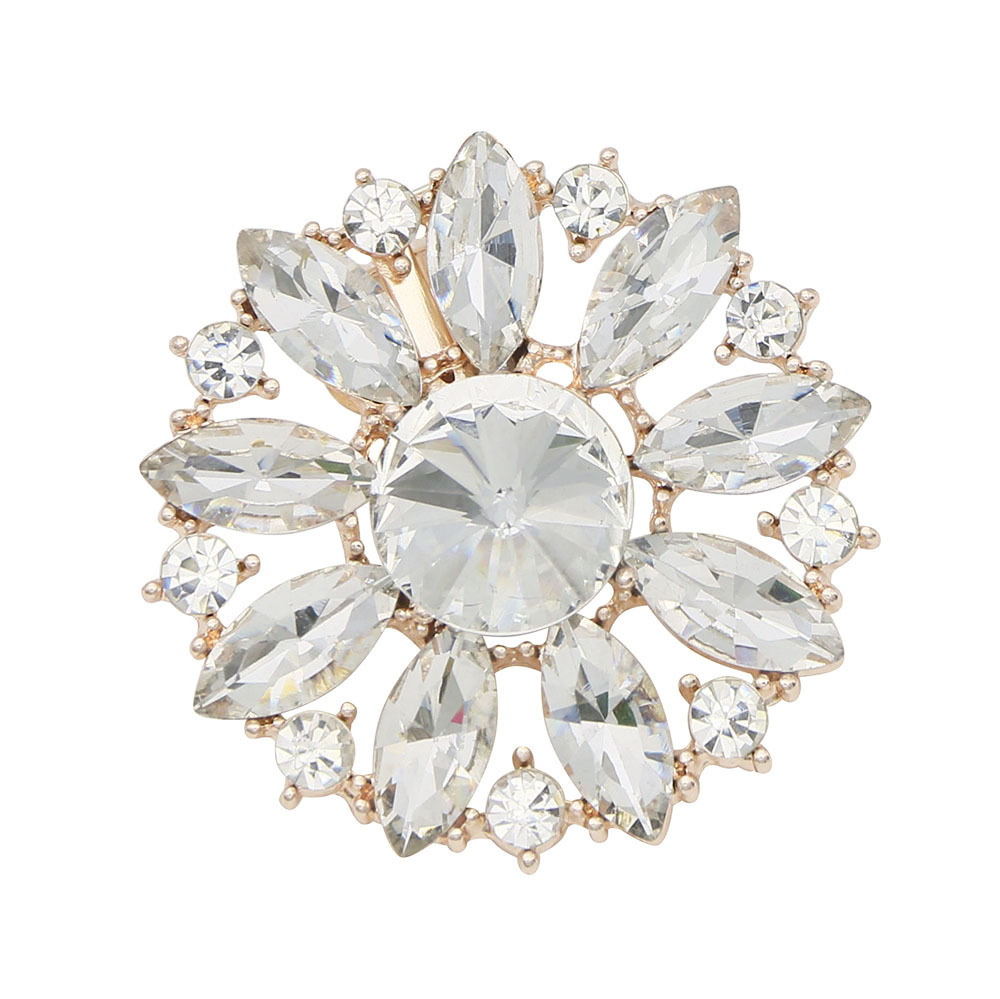 Cruzar la frontera decoración del dedo del pie de cristal de girasol zapato hebilla desmontable flor zapatos de la boda decoraciones accesorios de tacones altos