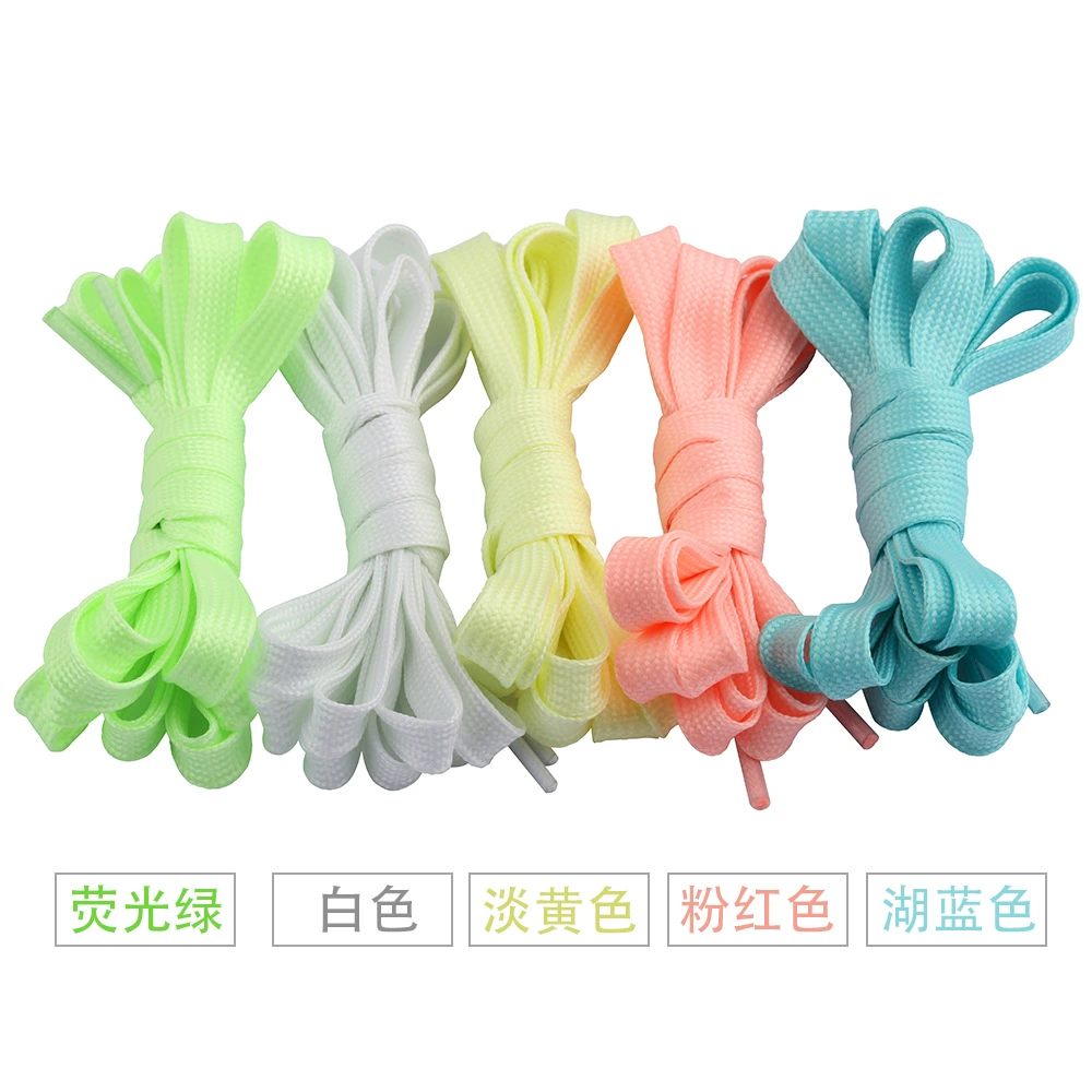 Glow-in-the-Dark Shoelaces, Fluorescent Trend, 50–120 cm, Multi-Color Fashion Laces