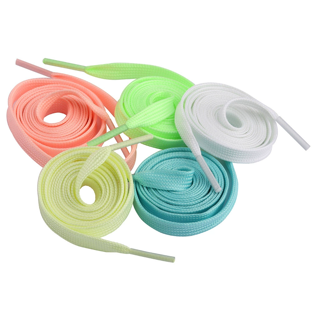 Glow-in-the-Dark Shoelaces, Fluorescent Trend, 50–120 cm, Multi-Color Fashion Laces