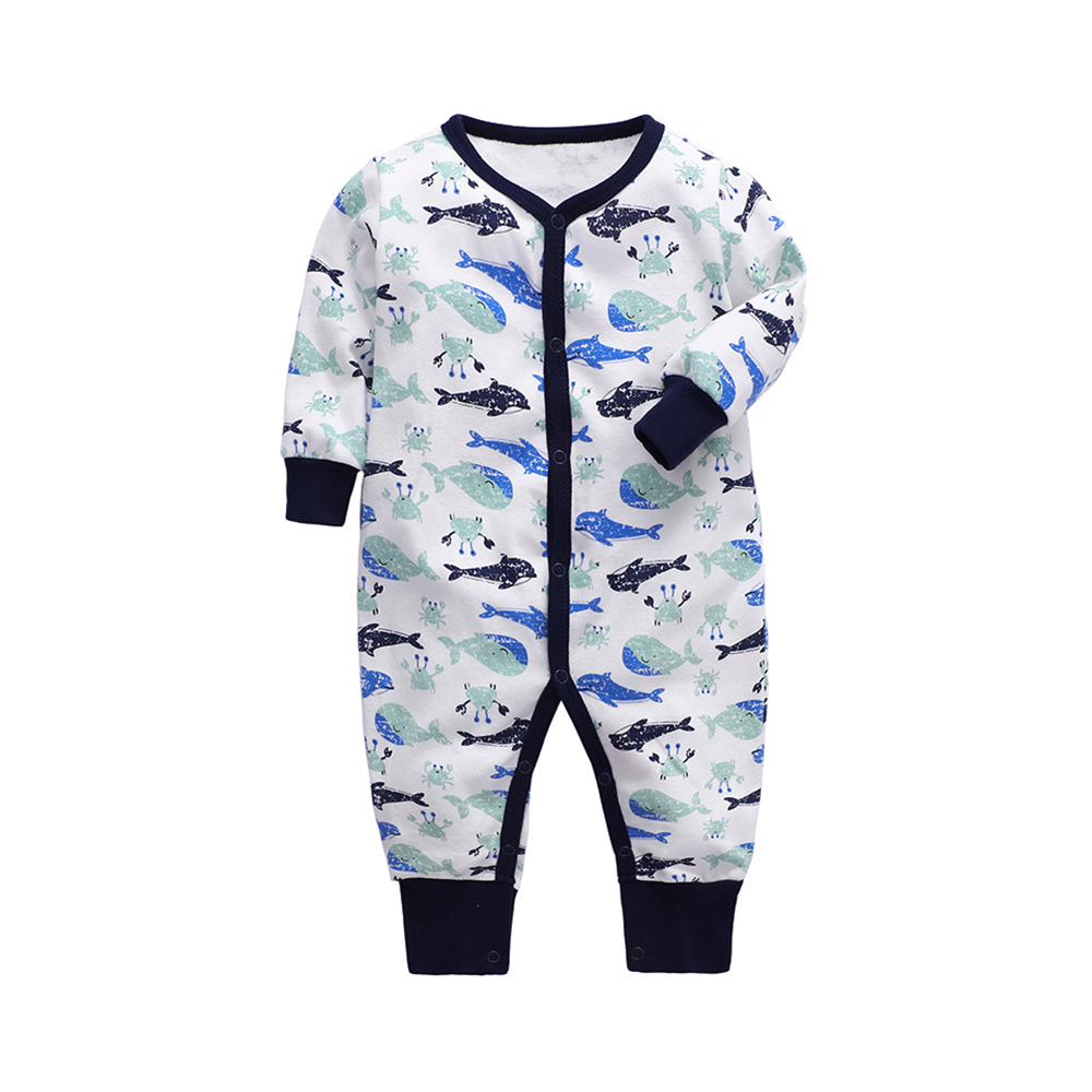 2023 mameluco de manga larga infantil de terciopelo de algodón de otoño e invierno para hombres y mujeres mono de Bebé Ropa de recién nacido