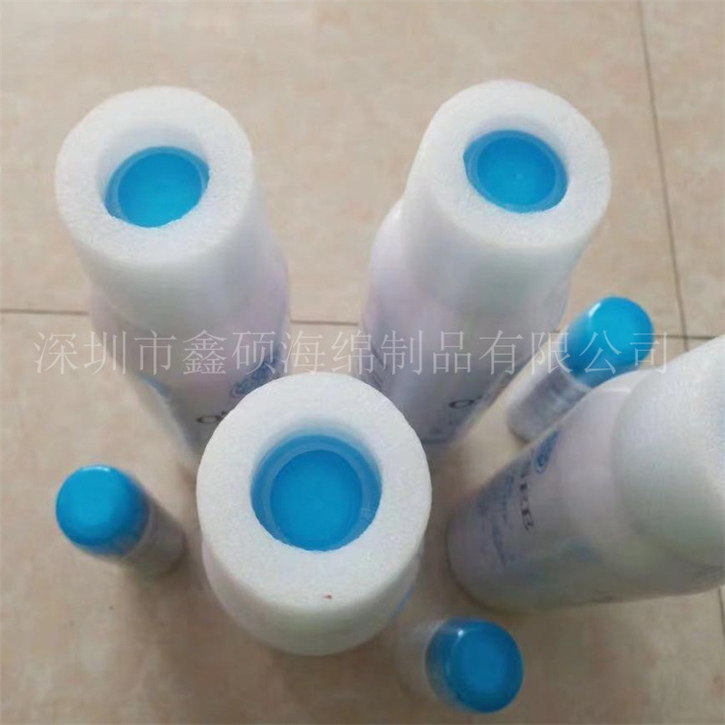 Factory Direct Sales Laundry Detergent Shower Gel Cover Protective Foam Tube Press Pump Head Lined with Pearl Cotton Cover