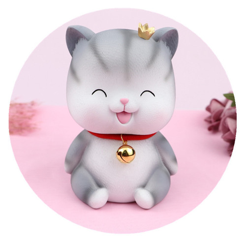 Internet celebrity cute angel cat piggy bank piggy bank exquisite home decoration living room bedroom table decoration