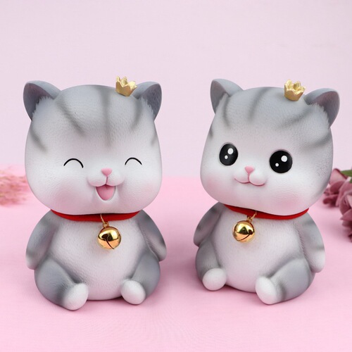Internet celebrity cute angel cat piggy bank piggy bank exquisite home decoration living room bedroom table decoration