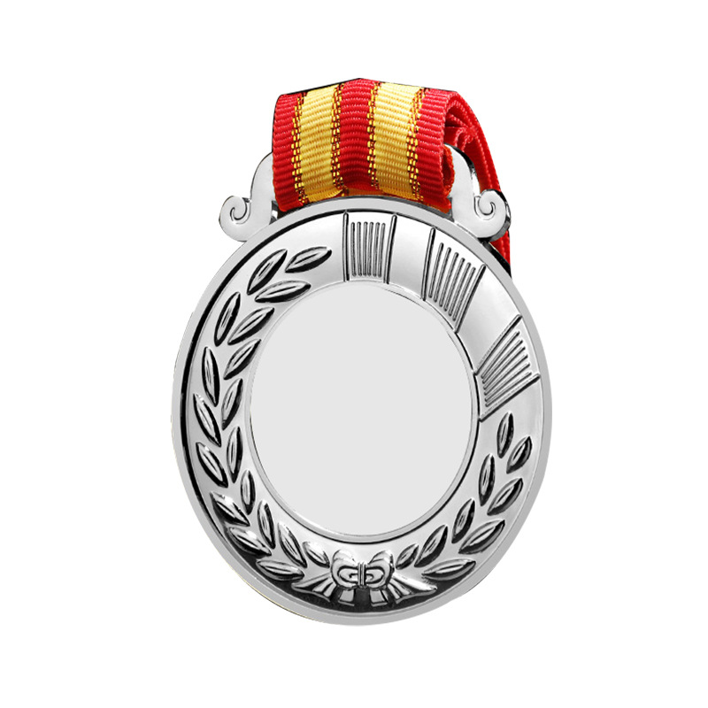Fábrica al por mayor insignia de metal creativo Medalla deportiva en stock insignia medalla de metal de lámina de oro