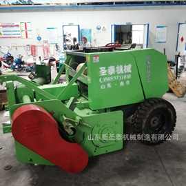 农用黑麦草青贮打包机 麦秸秆打捆机图片 行走式打捆机