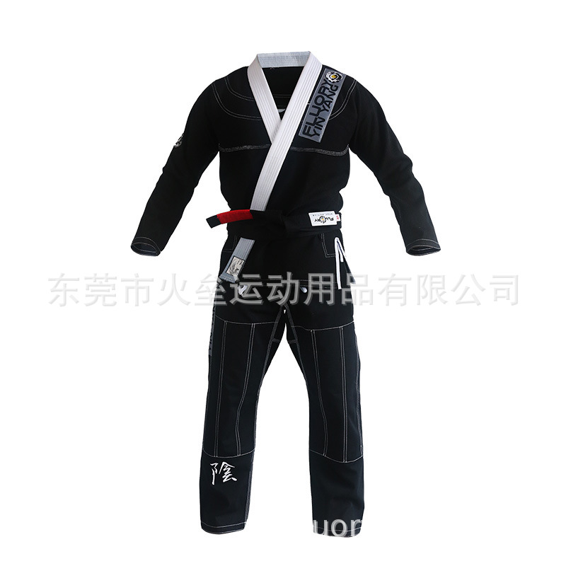 FLUORY fire base new Brazilian jujitsu suit couples men and women BJJ GI casual adult professional judo suit