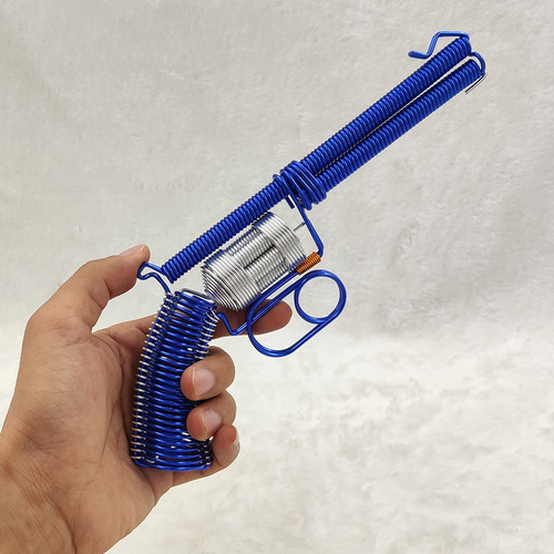 [Revolver] Creative handmade metal model gun, home furnishings, color aluminum wire crafts collection