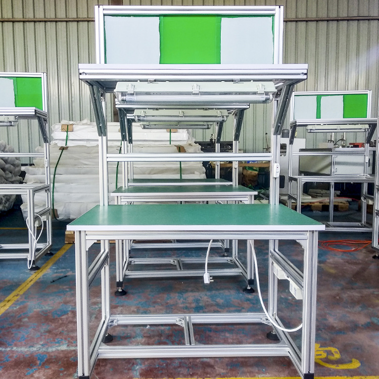 来样 防静电工作台 流水线带灯电子维修桌 非标价格优惠