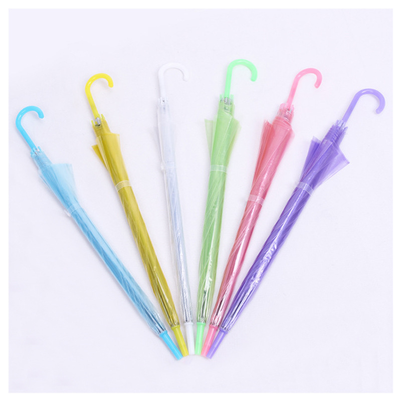 Manufacturers supply leisure umbrella 53.5*8K Green Umbrella transparent umbrella gift umbrella can be printed logo