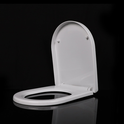 Large U-shaped small U-shaped toilet seat cover thickened toilet seat cover pp board slow drop silent toilet old style toilet seat cover 