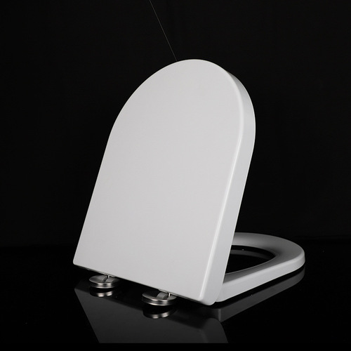 Large U-shaped small U-shaped toilet seat cover thickened toilet seat cover pp board slow drop silent toilet old style toilet seat cover 