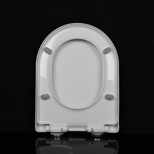 Large U-shaped small U-shaped toilet seat cover thickened toilet seat cover pp board slow drop silent toilet old style toilet seat cover 