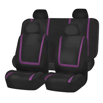Universal seat cover, Wish Front Seat 9-Piece Set/4-Piece - 9-piece-set-purple-general