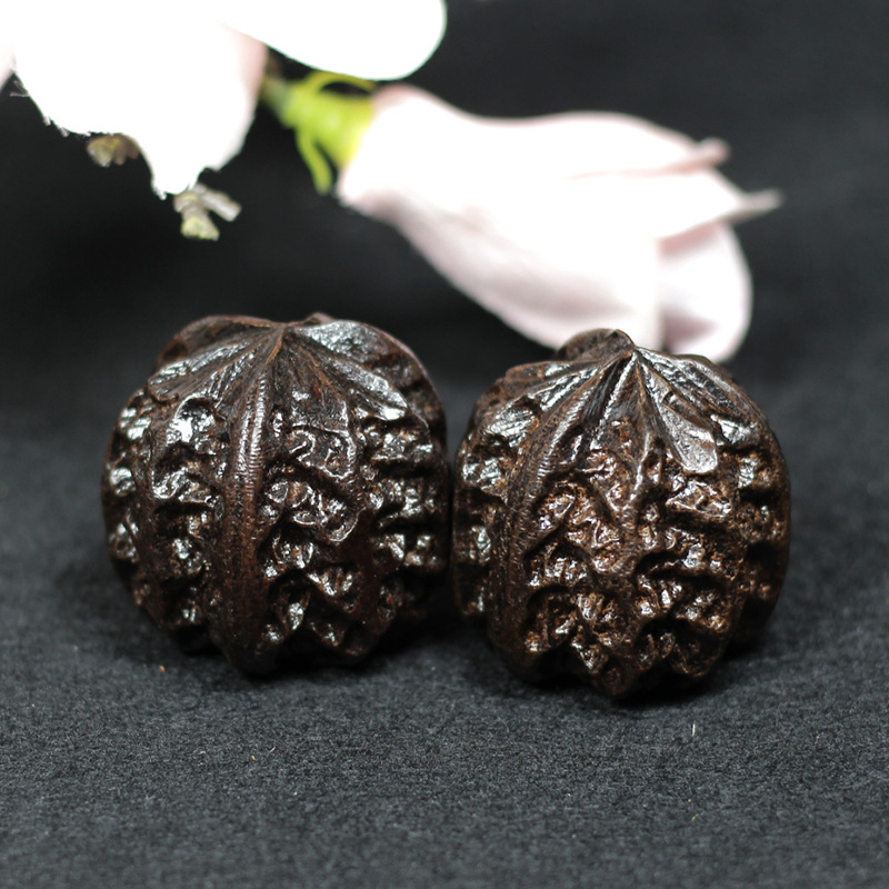 皮黑木球活动男女款球老人把玩件 厂家批发工艺品 健身球手球