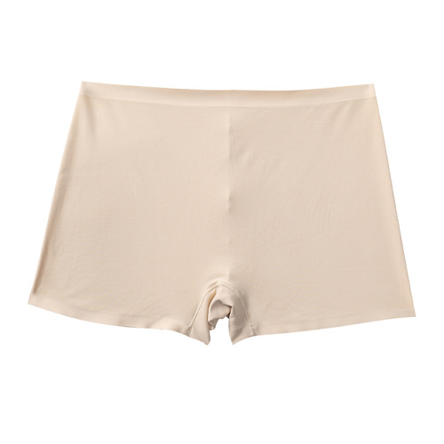 Youtao's new ice silk seamless safety pants, stretchy and comfortable pure cotton crotch boxer briefs, boxer briefs, women's leggings