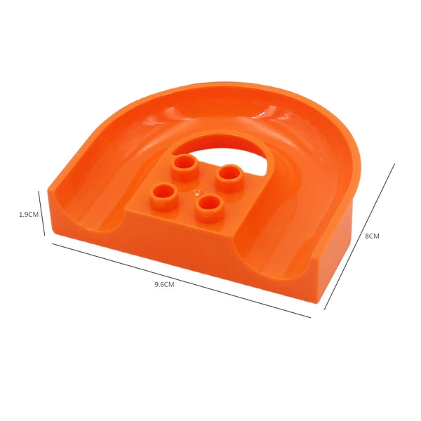 U-shaped flat track-orange