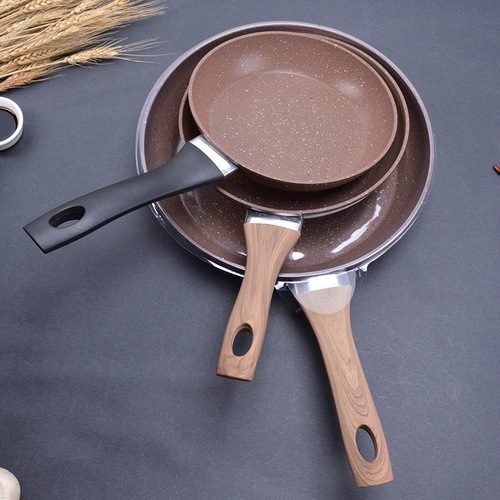 Marbled frying pan, medical stone layered non-stick frying pan, 28cm Korean style frying pan, German export standard