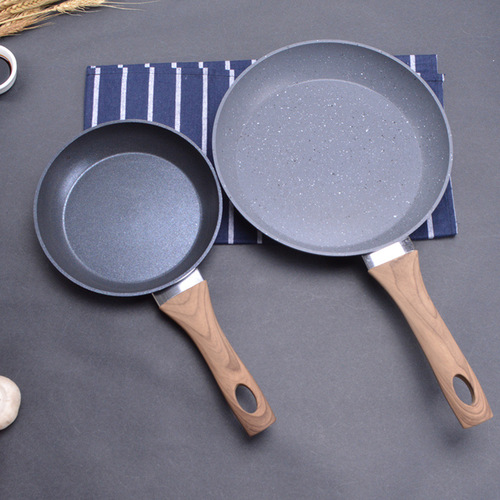 Marbled frying pan, medical stone layered non-stick frying pan, 28cm Korean style frying pan, German export standard