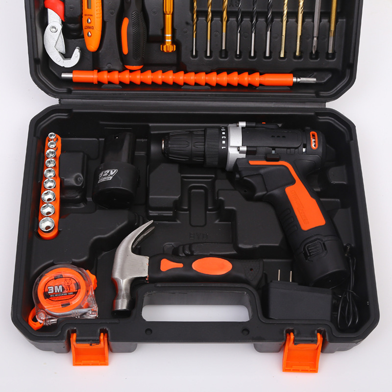 Manual de herramientas de hardware traje carpintería eléctrica caja de herramientas del hogar traje combinación herramientas de reparación conjunto de regalo