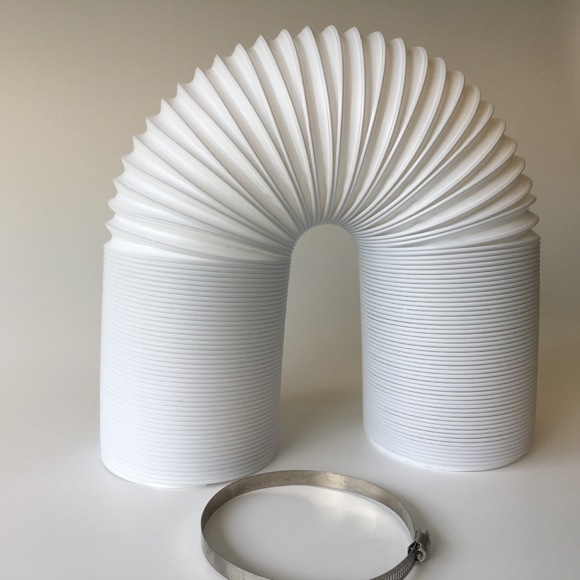 跨境热销移动空调排风管伸缩散热排热管pp钢丝管空调配件13cm批发