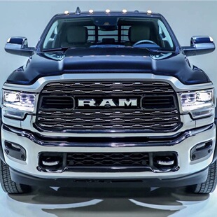 适用道奇RAM 1500 中网车标 公羊皮卡贴标 ABS改装新款RAM中网标-阿里巴巴
