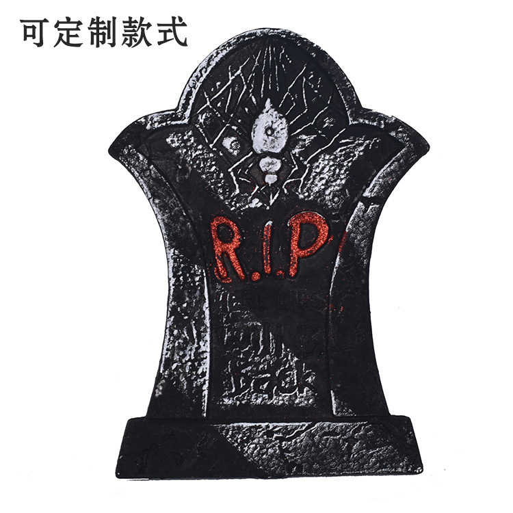 Halloween three-dimensional foam tombstone grave photography props bar KTV haunted house tattoo shop layout decoration wholesale