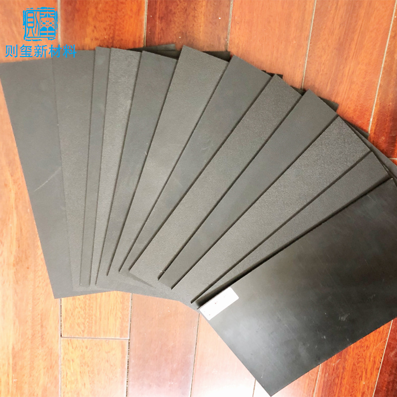1220x2440x2mm质量优环保黑色细花纹高密度HDPE板材