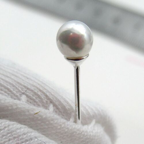 925 silver accessories pearl earring pin ear nail tray bead tray DIY bowl pin empty tray sticky diamond tray jewelry women's ear stud bowl tray