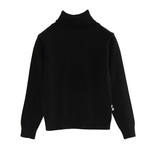 Children's high neck sweater set, long sleeve children's base shirt, knitwear for autumn and winter, unisex, thin, one piece drop shipping